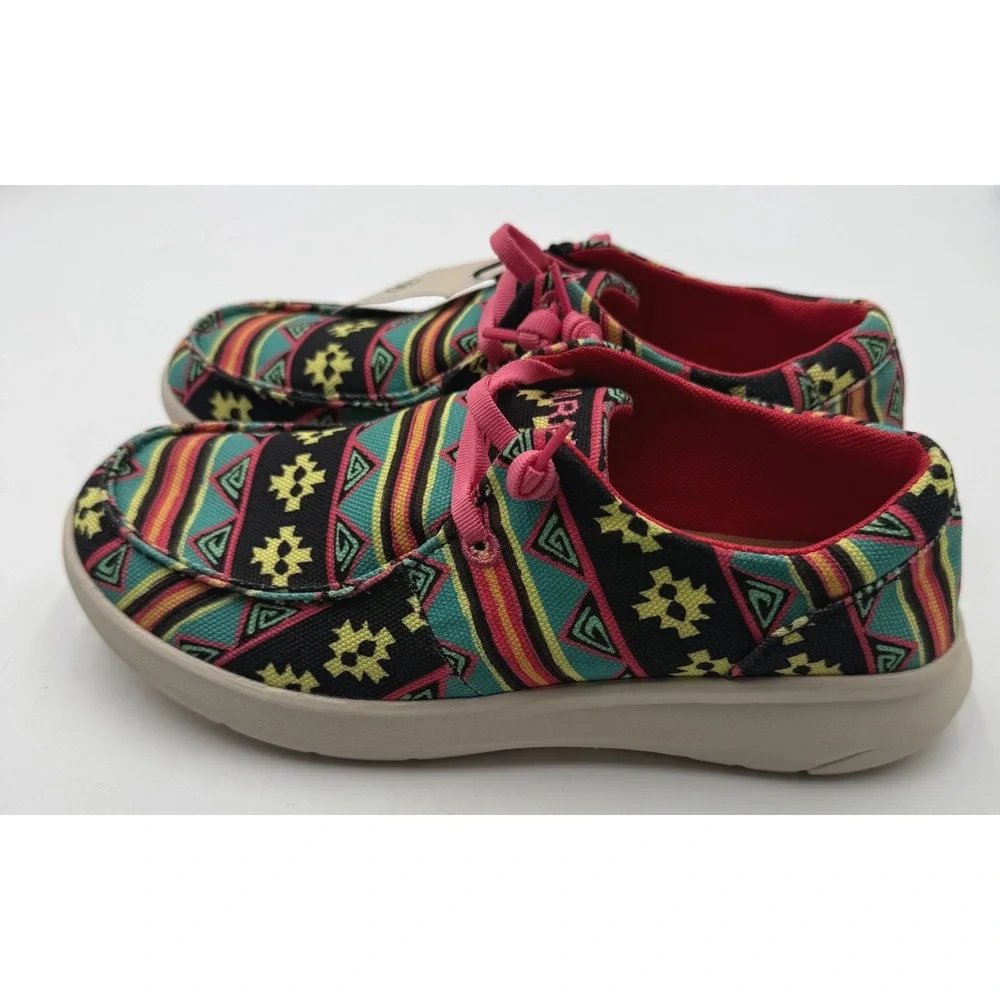 Ariat Hilo Retro Clovis Slip On Shoes Women's 6.5 B Multicolor Aztec NWT